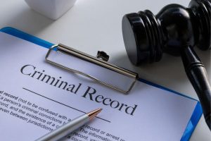 Felonies remain on criminal record until record is cleared through expungement.
